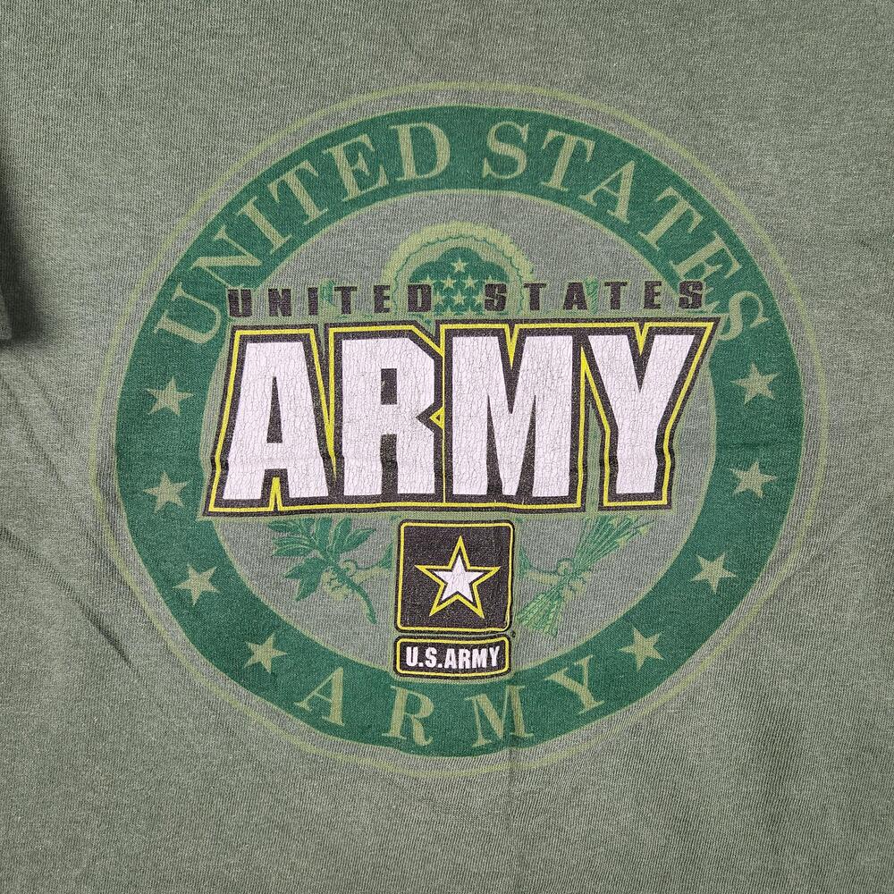 US Army Shirt Mens Medium Green United States Military Graphic Classic Logo
